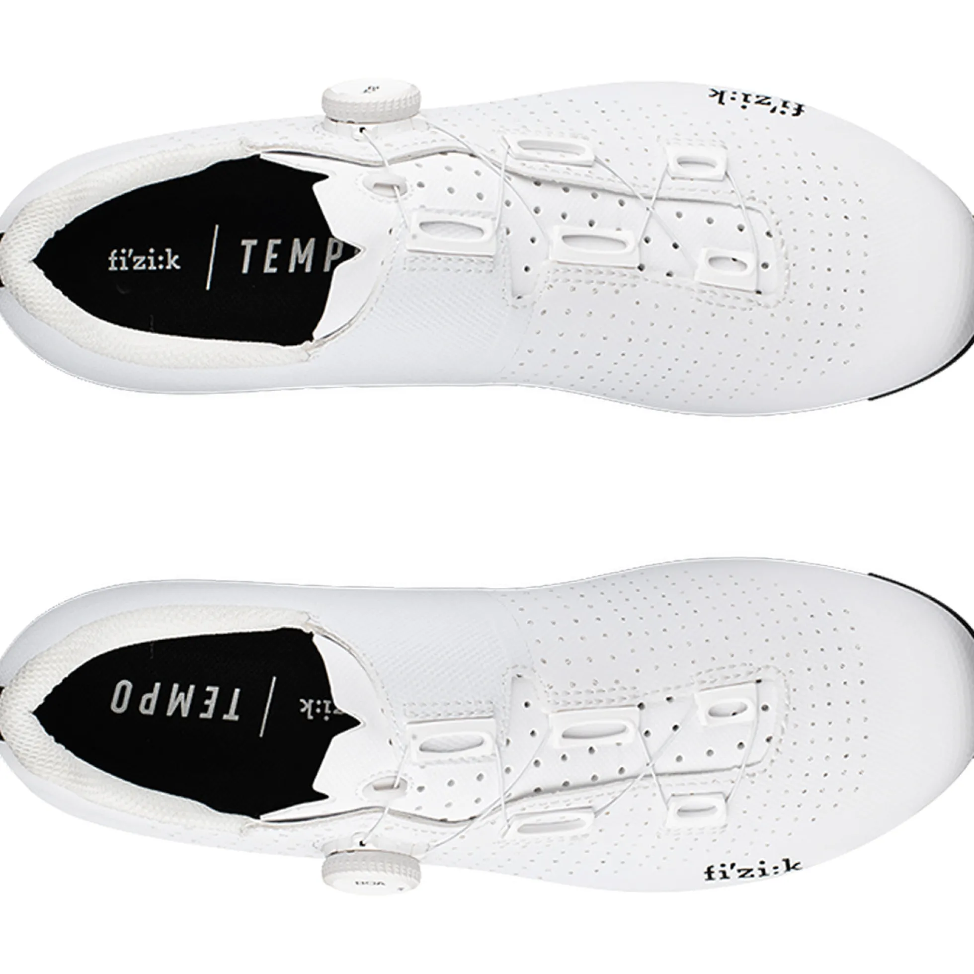 Scarpe Fizik Tempo Decos Carbon Wide - Bianco