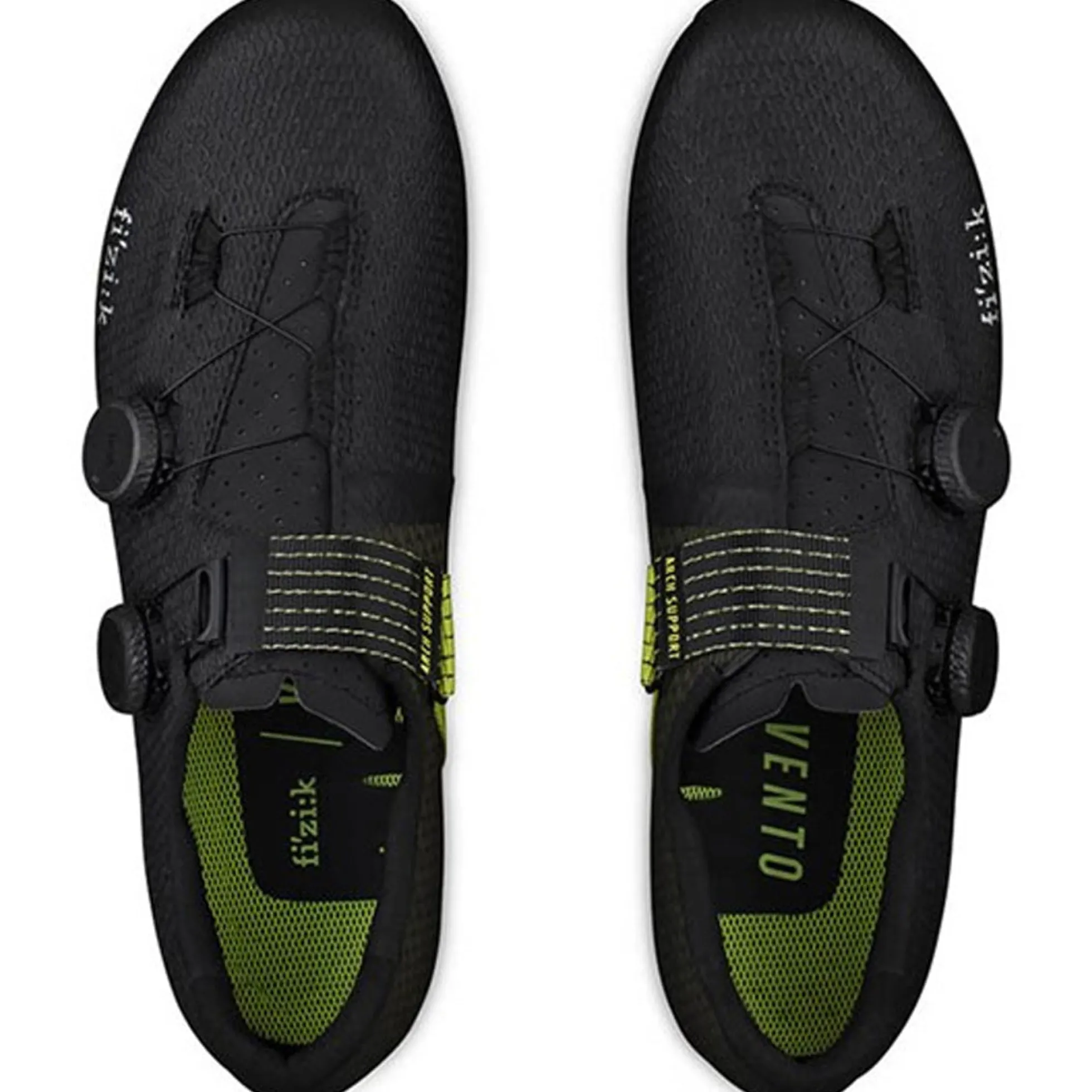 Scarpe Fizik Vento Stabilita Carbon - Nero giallo