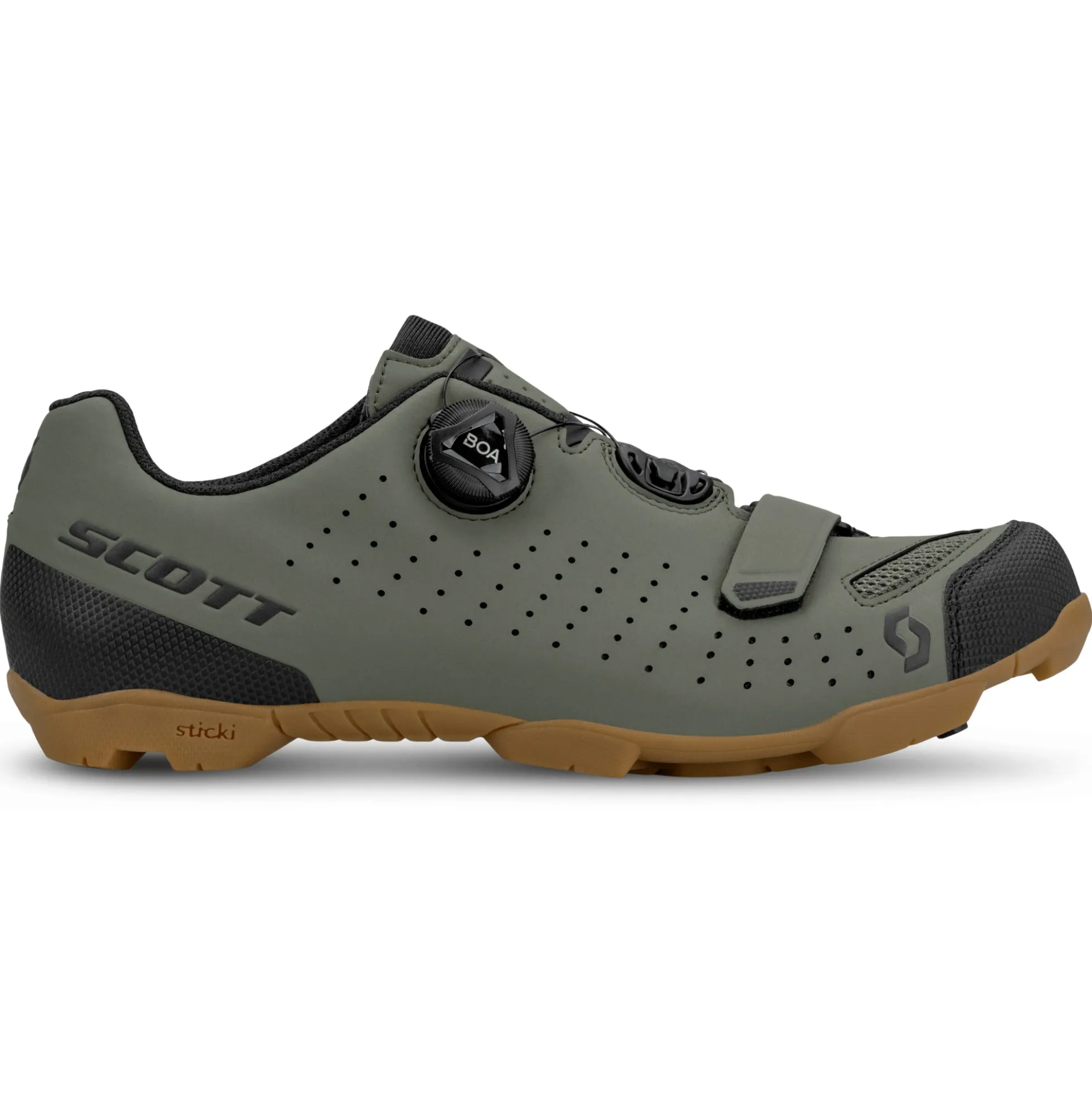 Scarpe mtb Scott Comp Boa - Verde nero