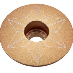 Tappo serie sterzo Supacaz Star Capz Anodized - Oro