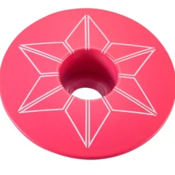 Tappo serie sterzo Supacaz Star Capz Powder Coated - Rosa