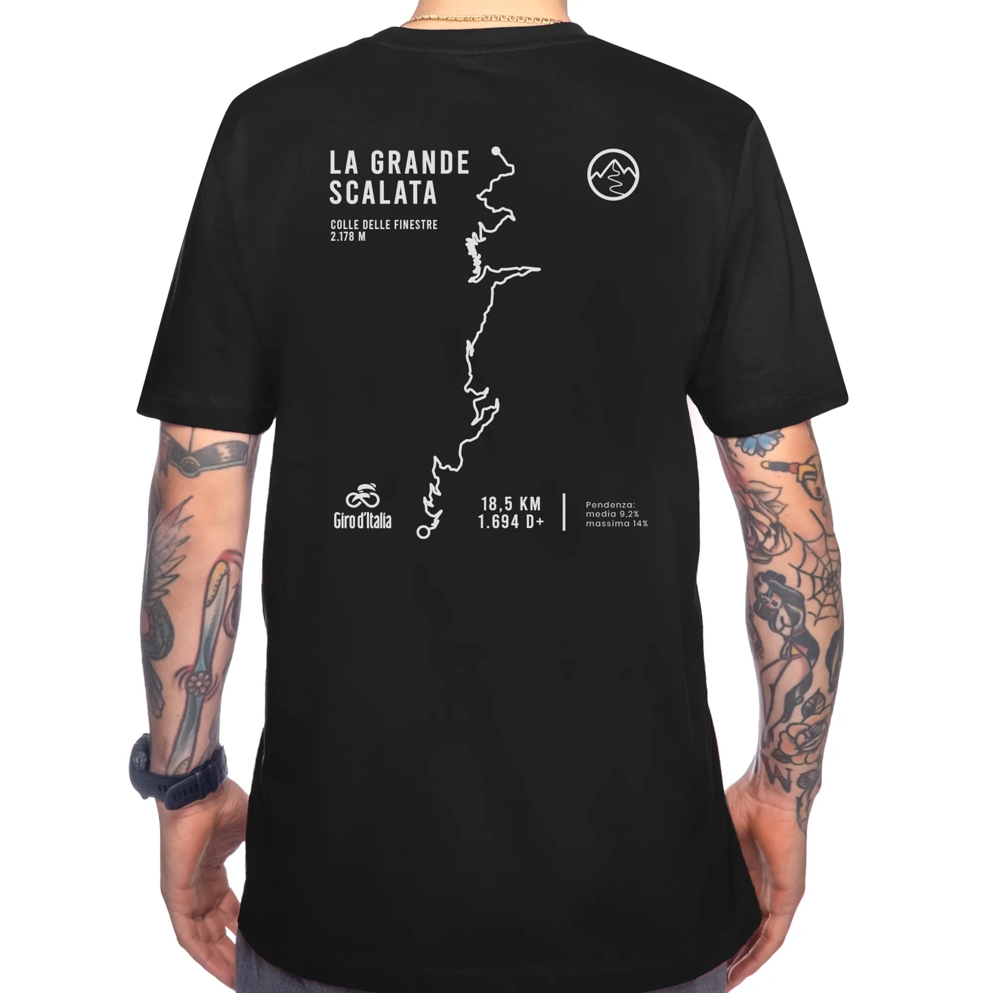 Uomo Giro d'Italia Maglie*T-hirt Coe dee Finetre