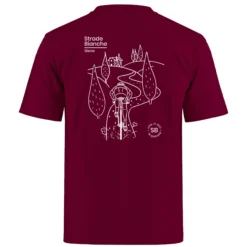 Uomo Strade Bianche Maglie*T-hirt - Bordeaux